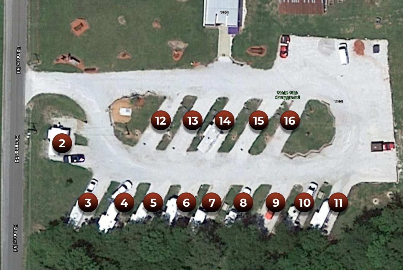 Stage Stop Campground aerial view